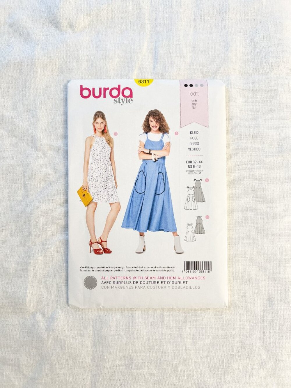 Burda Style - Dress - 6311 - Sewing Pattern